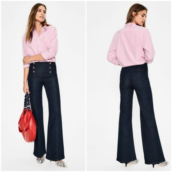 Boden Denim - NWT Boden the Helston Sailor Jeans Sz 8